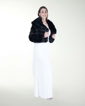 CHAMARRA DE PELO SINTETICO