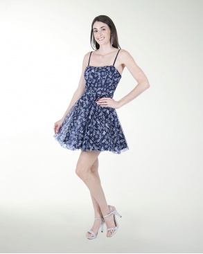 VESTIDO CC FALDA SEMI CIRCULAR