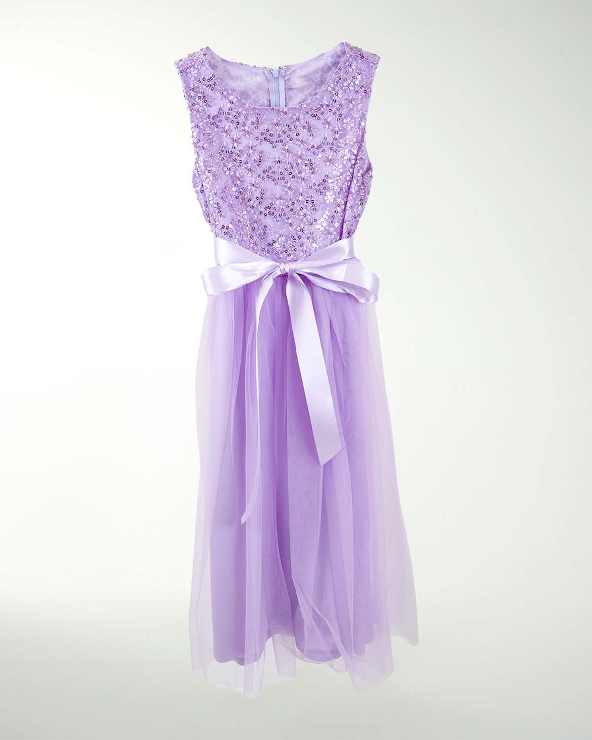 VESTIDO NI  12 14 16  BORDADO LENTEJUELA RECTO