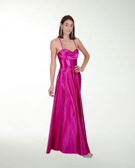 VESTIDO CL WARP TIPO CORSET CON DRAPEADO