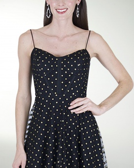 VESTIDO CL CORSET FALDA SEMICIRCULAR