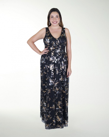 VESTIDO TE ESCOTE EN V