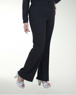 PANTALON DE VESTIR RECTO CON BOTON EN PRETINA