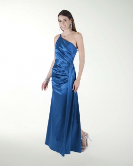 VESTIDO CL WARP DE UN HOMBRO DRAPEADO