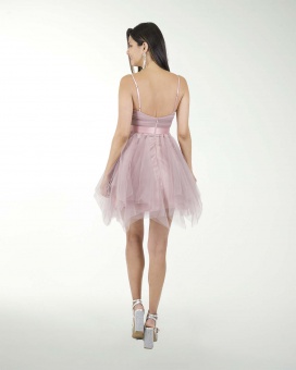 VESTIDO CC IMPERIAL CON DRAPEADO EN TALLE