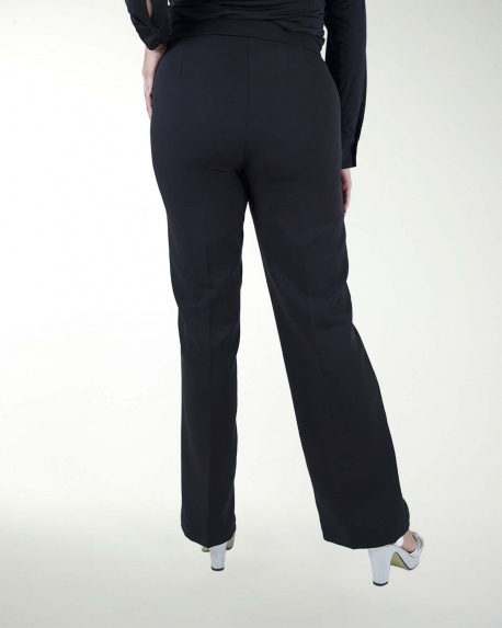 PANTALON DE VESTIR RECTO CON BOTON EN PRETINA