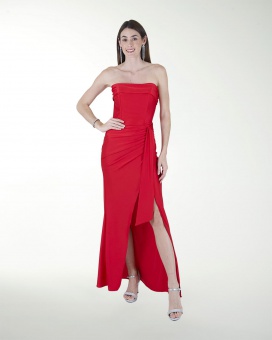 VESTIDO CL COLOMBIANA STRAPLESS