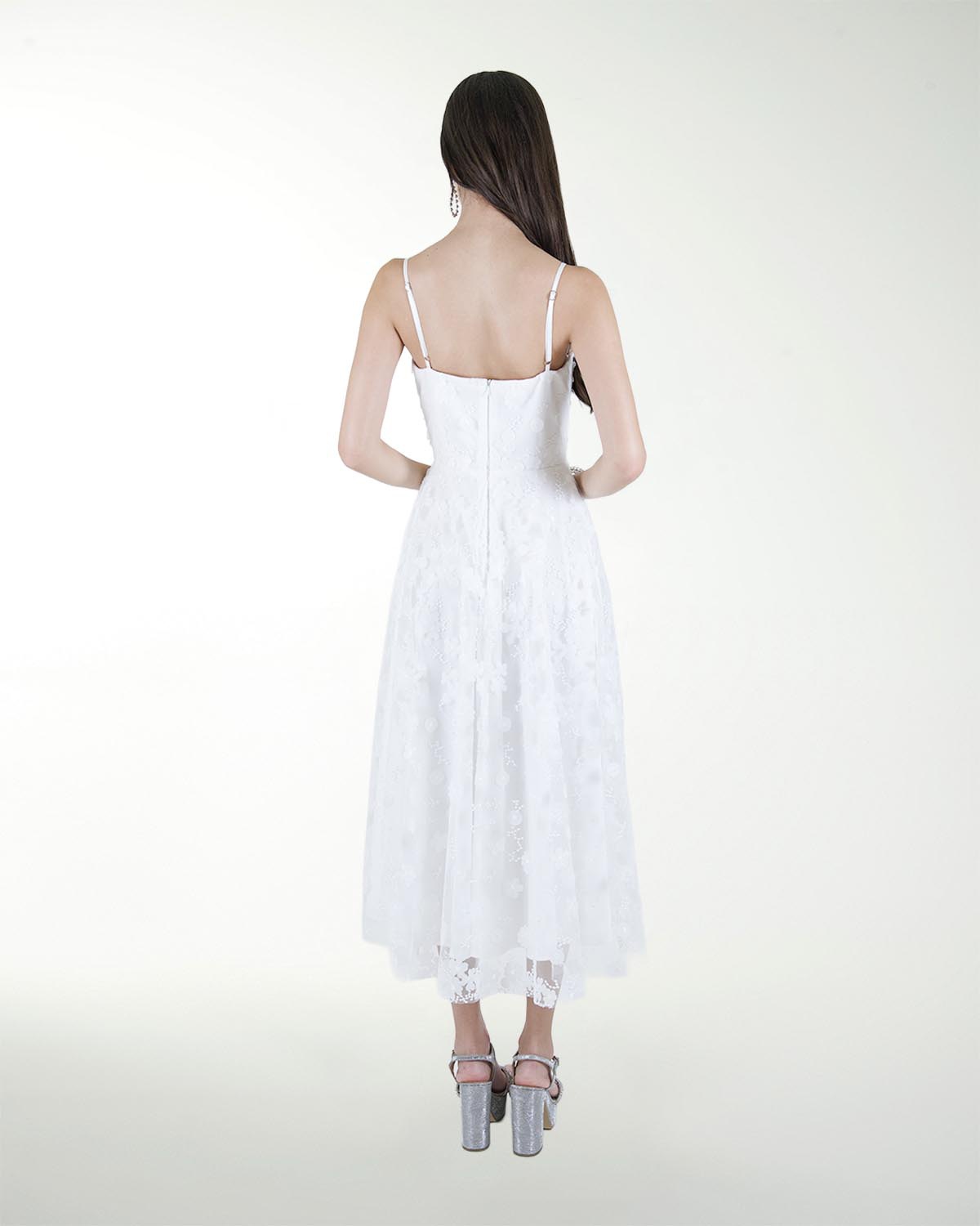 VESTIDO CC BLA LARGO MIDI