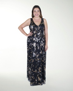 VESTIDO TE ESCOTE EN V