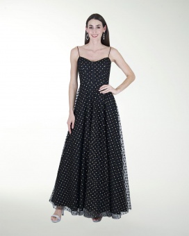 VESTIDO CL CORSET FALDA SEMICIRCULAR