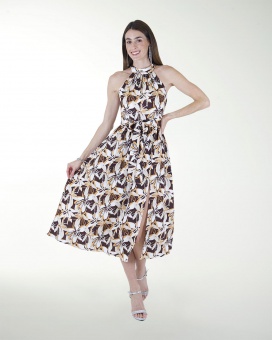 VESTIDO CA CUELLO ALTO