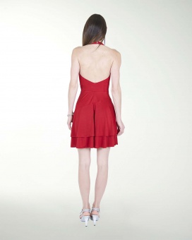 VESTIDO ANT COLOMBIANA LISO CON JARETAS