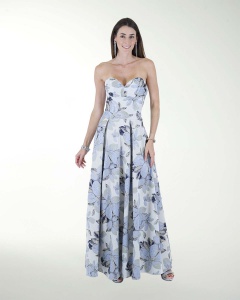 VESTIDO CL STRAPLESS CORTE PRINCESA