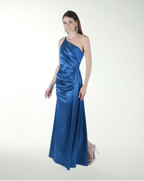 VESTIDO CL WARP DE UN HOMBRO DRAPEADO