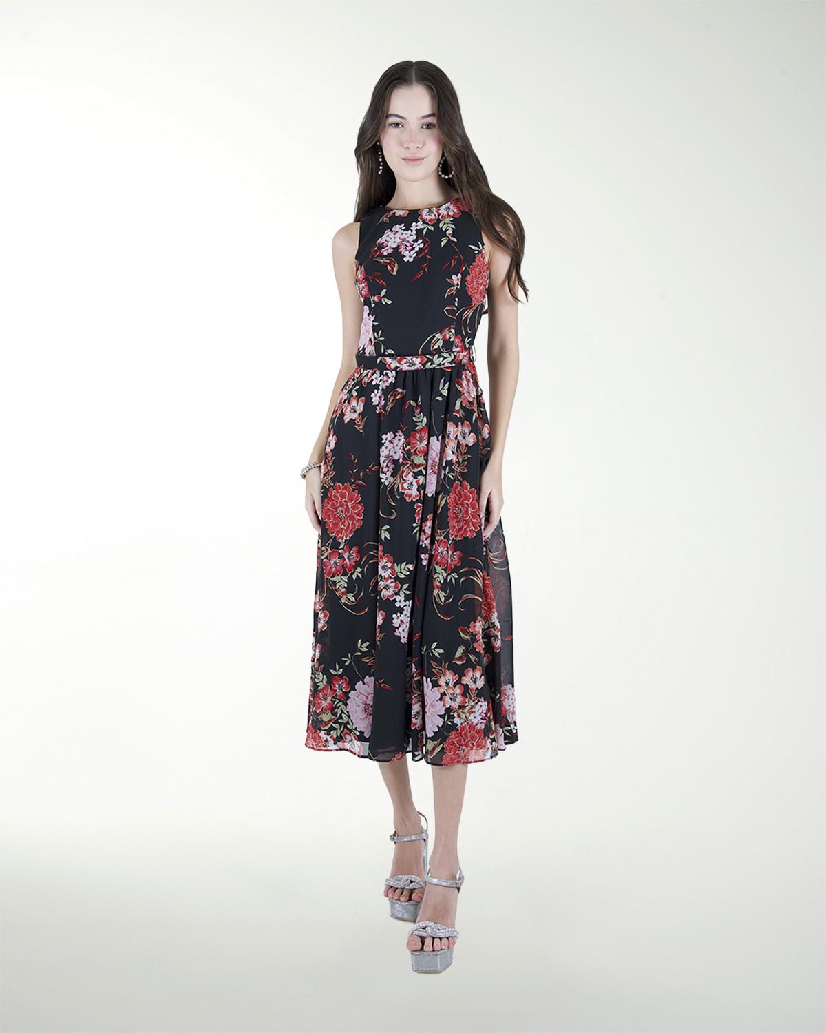 VESTIDO DA CON PLISADO EN LA FALDA