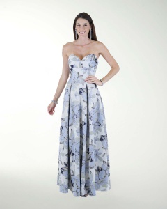 VESTIDO CL STRAPLESS CORTE PRINCESA