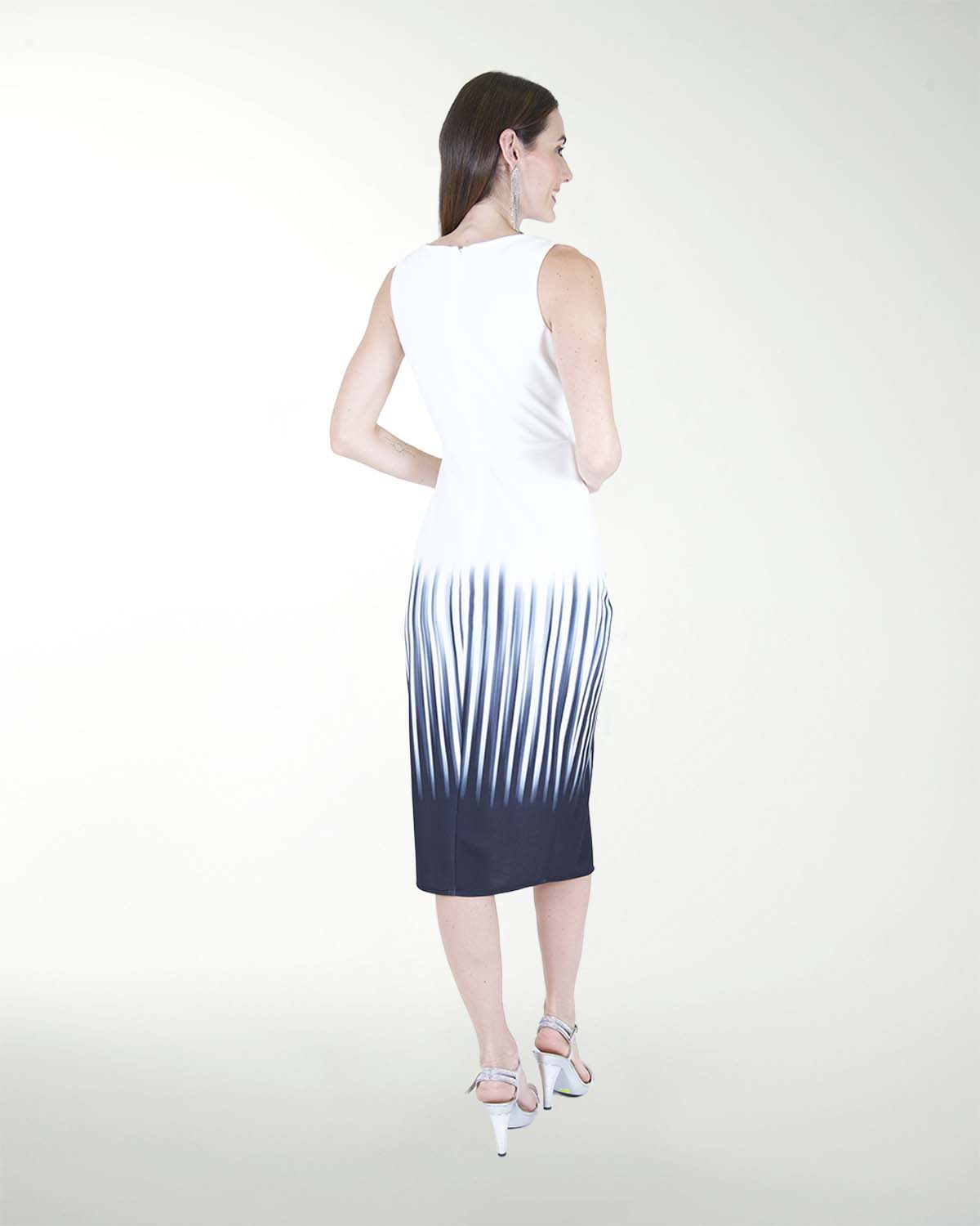 VESTIDO CA CON CRUCE  EN EL ESCOTE