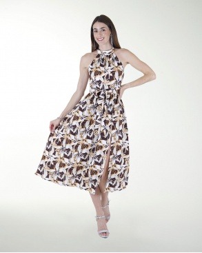 VESTIDO CASUAL CUELLO ALTO