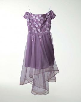 VESTIDO NI 12 14 16 CON CAUDA