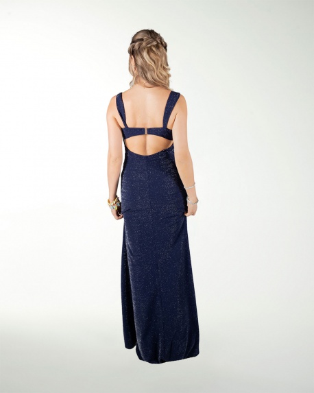 VESTIDO CL ENTALLADO CON ABERTURA