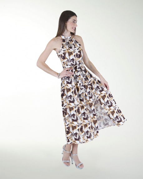 VESTIDO CA CUELLO ALTO