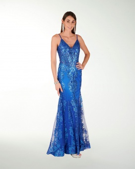 VESTIDO CL PREMIUM CON DETALLES DE APLICACION