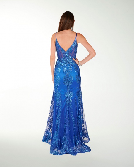 VESTIDO CL PREMIUM CON DETALLES DE APLICACION