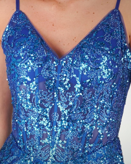 VESTIDO CL PREMIUM CON DETALLES DE APLICACION