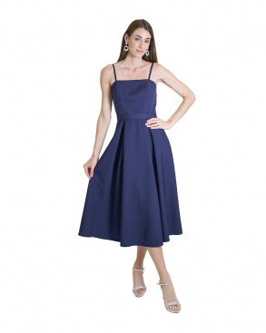 VESTIDO CASUAL CON TABLONES