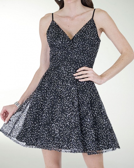 VESTIDO CC ESCOTE EN V