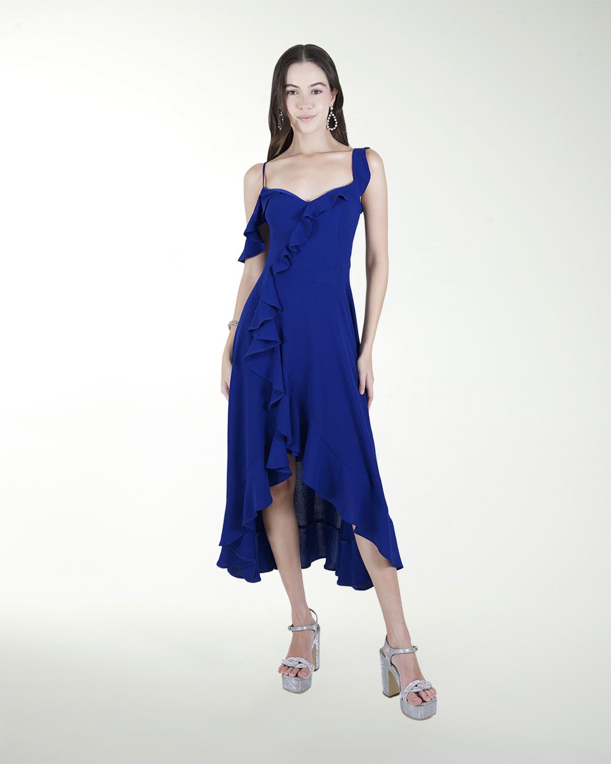 VESTIDO DA CON ESCAROLAS