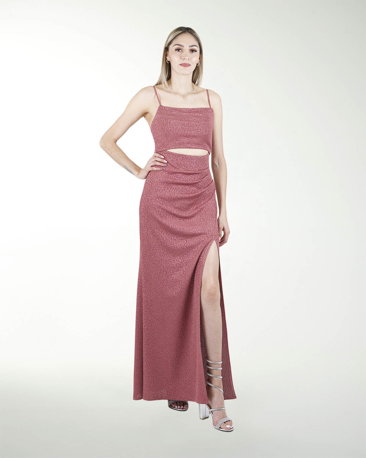 VESTIDO CL CON CORTE EN CINTURA