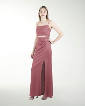 VESTIDO CL CON CORTE EN CINTURA