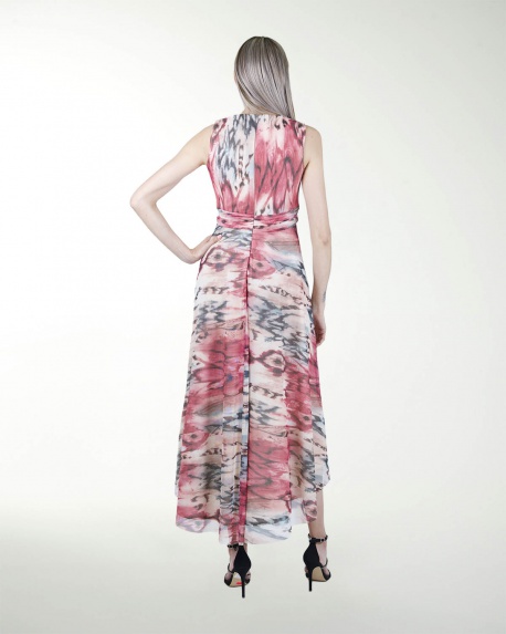 VESTIDO  DA CON FALDA ASIMETRICA