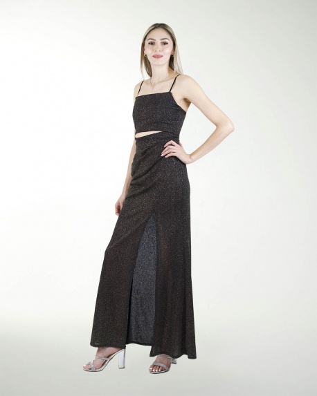 VESTIDO CL CON CORTE EN CINTURA