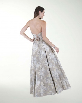 VESTIDO CL STRAPLESS CORTE PRINCESA