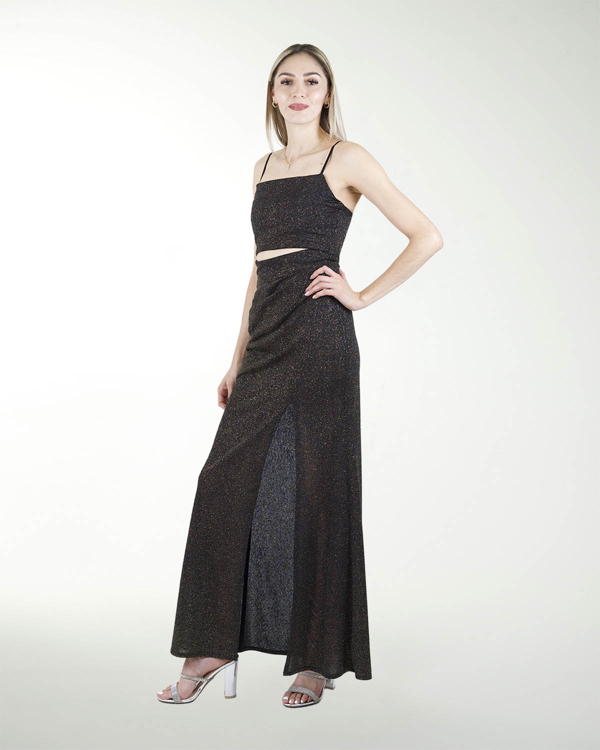 VESTIDO CL CON CORTE EN CINTURA