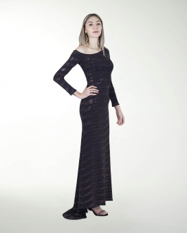 VESTIDO CL ENTALLADO CON MANGAS