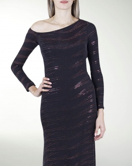 VESTIDO CL ENTALLADO CON MANGAS