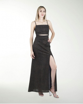 VESTIDO CL CON CORTE EN CINTURA