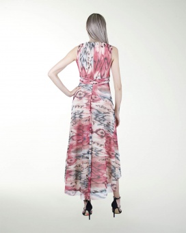 VESTIDO  DA CON FALDA ASIMETRICA