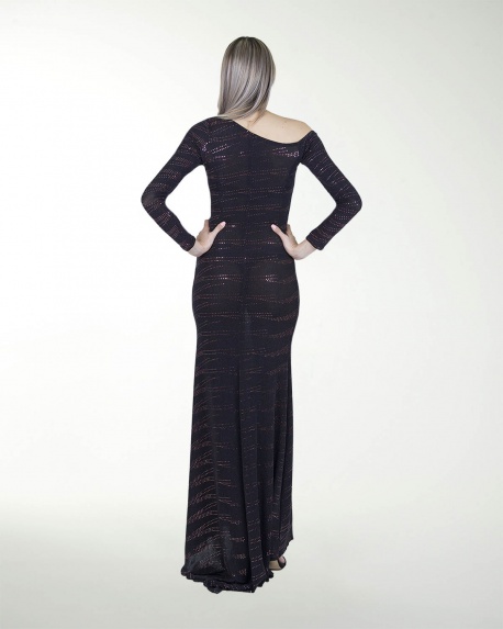 VESTIDO CL ENTALLADO CON MANGAS