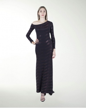 VESTIDO CL ENTALLADO CON MANGAS