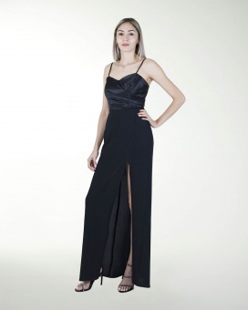 VESTIDO CL DRAPEADO EN TALLA