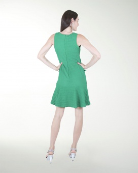 VESTIDO CA BOTONES ESCOTE REDONDO