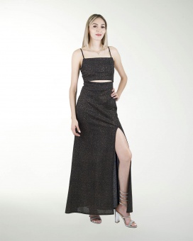 VESTIDO CL CON CORTE EN CINTURA