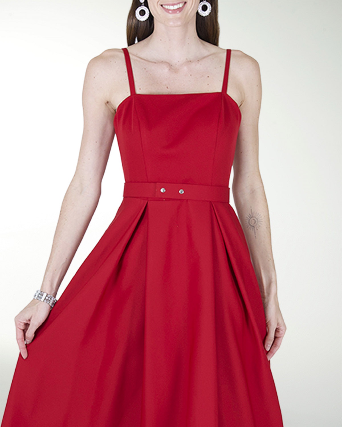 VESTIDO DA CON TABLONES