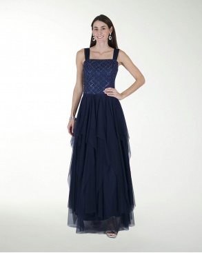 VESTIDO CL TALLE EN TELA 3D