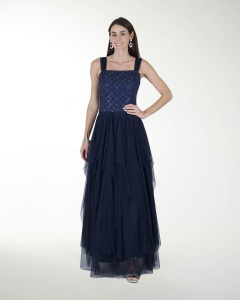 VESTIDO CL TALLE EN TELA 3D