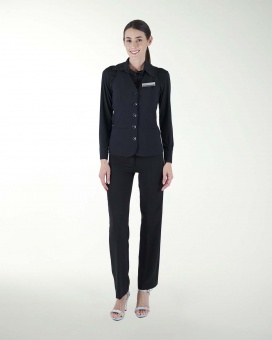 CHALECO CON DOS VIVOS Y AJUSTE EN LA ESPALDA